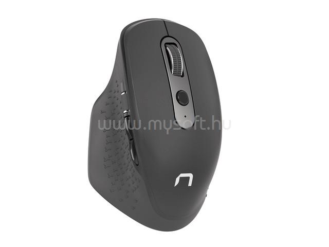 NATEC FALCON vezeték nélküli optikai egér 3200DPI 2,4GHZ + BT 5.0 (fekete)
