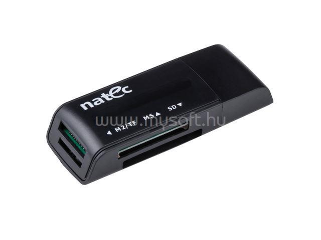 NATEC Mini Ant 3 kártyaolvasó USB 2.0 (fekete)