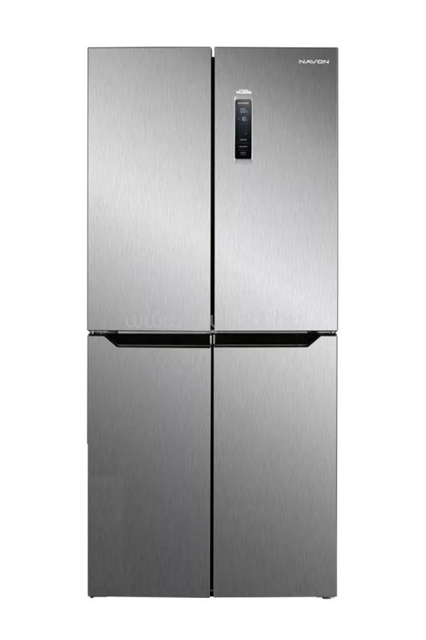 NAVON H SBS 337 FX négyajtós kombinált hűtőszekrény (inox)