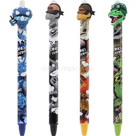 NEBULO Dino Army radírozható nyomógombos zselés toll NEBULO_DT-DINOA small