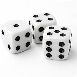 NEBULO Dobókocka 15x15mm, műanyag, 3db/csomag, Nebulo NEBULO_62137 small