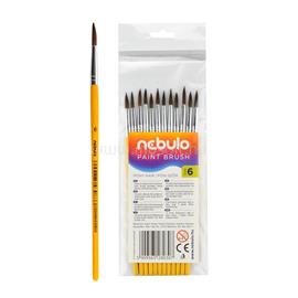 NEBULO Ecset 6-os festett nyéllel 12 db/csomag, Nebulo NEBULO_HE16F small