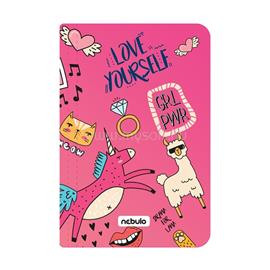 NEBULO Gumis mappa, A4, Girl Power, Nebulo NEBULO_GM-GRLPOWER-A4 small