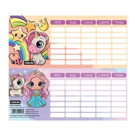NEBULO Királylány&Unikornis mini órarend NEBULO_ÓRAR-MINI-UNI&KIR small