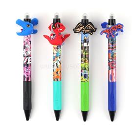 NEBULO Mérges dino radírozható nyomógombos zselés toll NEBULO_DT-SPIN-01 small