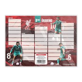NEBULO Órarend egylapo, Liverpool, 25 db/csomag, Nebulo NEBULO_68476 small