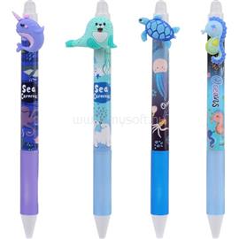 NEBULO Tengeri állatok 2 radírozható nyomógombos zselés toll NEBULO_DT-SEA-2 small