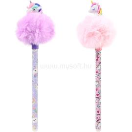 NEBULO Unikornis pompom radírozható, kupakos zselés toll NEBULO_DT-UNIPOM small