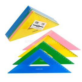 NEBULO Vonalzó, 15 cm-es, 45°-os, vegyes színek, Nebulo NEBULO_61053 small