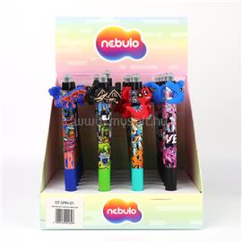 NEBULO Zseléstoll radírozható, nyomógombos, mérges dino 24 db/display Nebulo NEBULO_61041 small