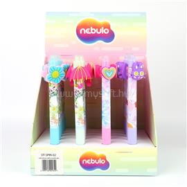 NEBULO Zseléstoll radírozható, nyomógombos, tavaszi csecsebere 24 db/display Nebulo NEBULO_61042 small