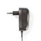 NEDIS ACPA001 univerzális hálózati adapter, állítható 3V-12V DC 1A, 1,8m, 6 cserélhető adapter fej, 12W, fekete ACPA001 small