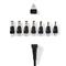 NEDIS ACPA105 univerzális töltő / táp, 5V-24V, 36W, 1,8m, 7 cserélhető adapter fej, túlfeszültség védelem ACPA105 small