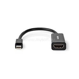 NEDIS adapter kábel CCGT37650BK02 mini displayport 1.2 dugó - HDMI aljzat, 0,20m CCGT37650BK02 small