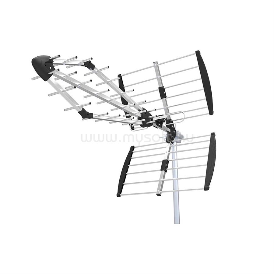 NEDIS ANOR1000ME kültéri TV antenna,UHF Fogadótávolság: 50 km LTE700 Erősítés: 13,5 dB 75 Ohm Antenna hossz:1085mm