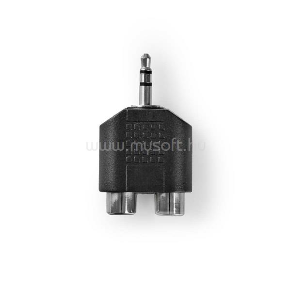 NEDIS CAGB22940BK 3,5mm sztereo jack dugó - 2x RCA aljzat