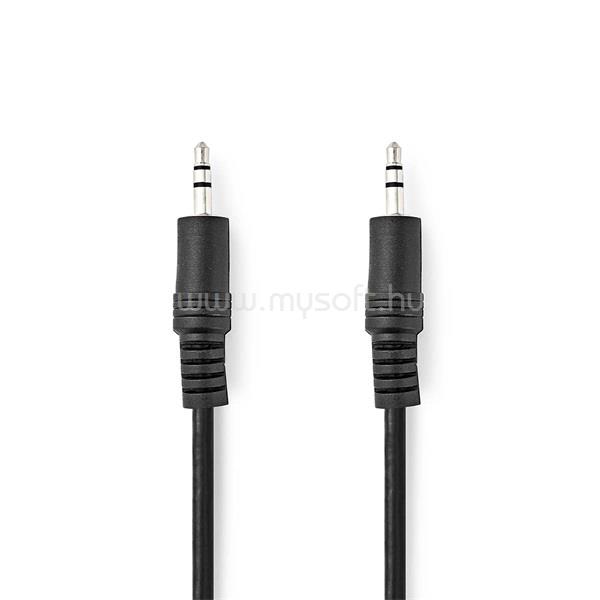 NEDIS CAGL22000BK20 sztereó audió kábel, 3,5 mm-es dugó 3,5 mm-es dugó Nikkelezett 2m