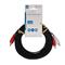 NEDIS CAGL24200BK100 sztereo audio kábel, 2 X RCA dugó - 2 X RCA dugó, hossz 10m CAGL24200BK100 small