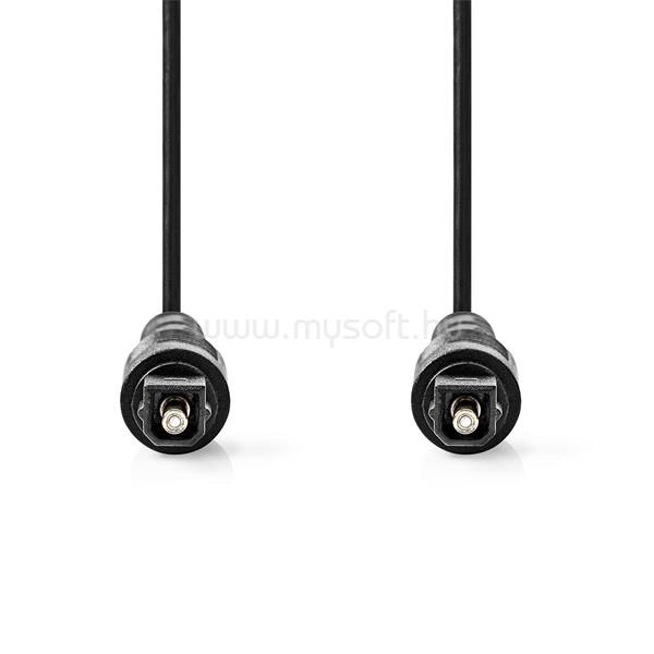 NEDIS CAGL25000BK100 optikai audio kábel, TosLink dugó, hossz 10m