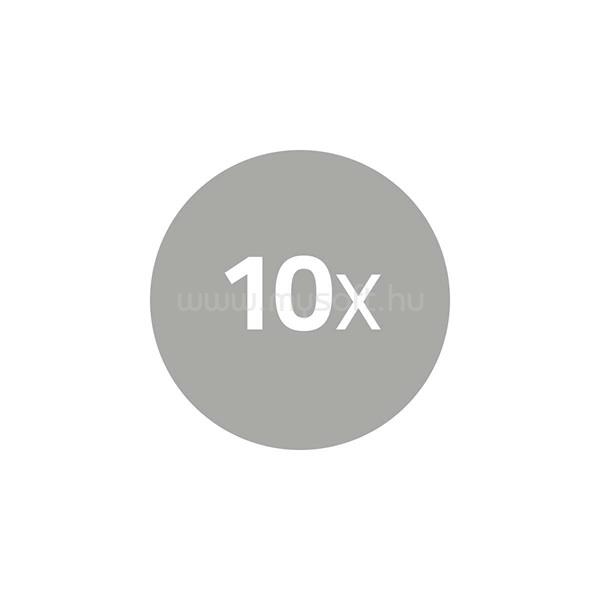 NEDIS CAGP24900BK RCA csatlakozó, 10 db, Egyenes, Aranyozott,  Forrasztó, Kábel bemeneti átmérő: 7,0 mm, Fém, Fekete