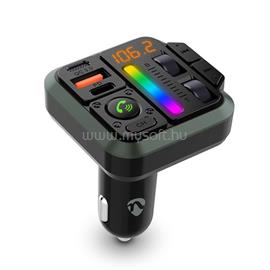 NEDIS CATR2024BK FM transmitter, Bluetooth, PD 18 W / PD 20 W, Gyorstöltés, Basszuskiemelés, Google Asszisztens / Siri CATR2024BK small