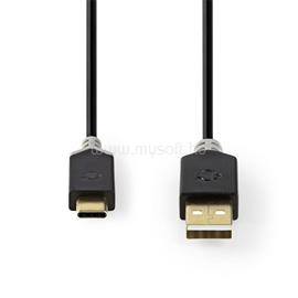 NEDIS CCBW60600AT10 USB kábel, USB2.0 Gen 1, USB-A dugó - USB-C dugó, 60 W | 480 Mbps, 1 m CCBW60600AT10 small