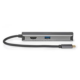 NEDIS CCBW64210AT02 USB-C (USB C) dugó - 3x USB, HDMI, RJ45, 5 Gbps CCBW64210AT02 small