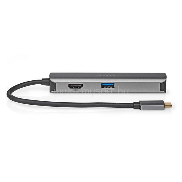 NEDIS CCBW64210AT02 USB-C (USB C) dugó - 3x USB, HDMI, RJ45, 5 Gbps