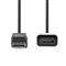 NEDIS CCGB37150BK02 Display - HDMI adapter, 4K@30Hz Nikkelezett 0,20 m CCGB37150BK02 small