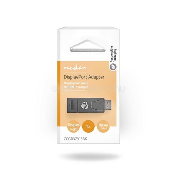 NEDIS CCGB37915BK Display port - HDMI adapter, 1080p@60Hz