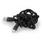 NEDIS CCGB60800BK15 flexibilis USB A - USB C (USB-C) kábel, USB2.0, 15W, hossz 1,5m, fekete rugalmas szilikon CCGB60800BK15 small