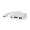 NEDIS CCGB64770WT01 USB-C multiport adapter, USB C dugó - HDMI/ USB-A / USB-C aljzat, 5 Gbps CCGB64770WT01 small