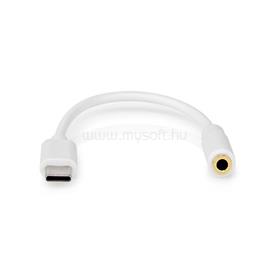 NEDIS CCGB65950WT01 USB-C (USB C) dugó - 3,5 mm sztereo jack aljzat, aranyozott, 0,10m CCGB65950WT01 small