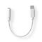 NEDIS CCGB65950WT01 USB-C (USB C) dugó - 3,5 mm sztereo jack aljzat, aranyozott, 0,10m CCGB65950WT01 small