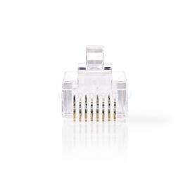 NEDIS CCGB89305TP sodrott kábelre, UTP RJ45 CAT6 csatlakozó dugó, szerelhető, aranyozott, 10db/csomag CCGB89305TP small