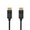 NEDIS CCGL38010BK20 Displayport 2.1 kábel, 8K@60Hz, aranyozott csatlakozók, 2m CCGL38010BK20 small