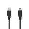 NEDIS CCGL60300BK10 USB mini-B 5p (mini USB)kábel, USB 2.0  USB-A dugó  USB mini 5p dugó, 480 Mbps. 1m CCGL60300BK10 small