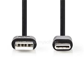 NEDIS CCGL60601BK20 USB A - USB C (USB-C) kábel, 5W, hossz 2m CCGL60601BK20 small