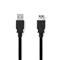 NEDIS CCGL61010BK10 USB kábel, USB 3.2 Gen 1, USB-A apa USB-A anya, 5 Gbps, Nikkelezett, 1,00 m,  kerek,  PVC, CCGL61010BK10 small