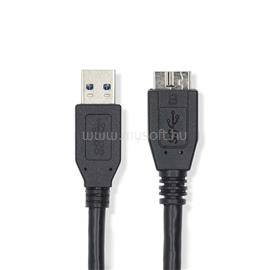 NEDIS CCGL61500BK05 USB3.2 - micro-B (micro B) kábel, 5 Gbps, 0,5m CCGL61500BK05 small