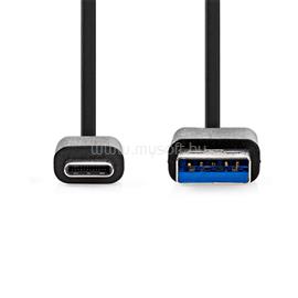 NEDIS CCGL61600BK10 USB kábel, USB 3.2 Gen 1, USB-A dugó - USB-C dugó, 15 W | 5 Gbps, 1 m CCGL61600BK10 small