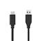 NEDIS CCGL61650BK10 USB 3.2 Gen 1, USB-A dugó - USB-C (USB C) dugó kábel, 60W, 10 Gbps, 1m CCGL61650BK10 small