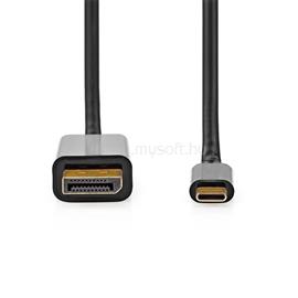NEDIS CCGL64352BK20 USB C (USB-C) - Display Port kábel, USB3.2 Gen 1, 4K@60Hz, hossz 2m CCGL64352BK20 small