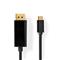 NEDIS CCGL64352BK20 USB C (USB-C) - Display Port kábel, USB3.2 Gen 1, 4K@60Hz, hossz 2m CCGL64352BK20 small