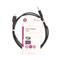 NEDIS CCGL65950BK10 USB-C (USB C) dugó - 3,5 mm sztereo jack dugó | 1,00 m CCGL65950BK10 small