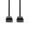 NEDIS CCGP37014BK20 DisplayPort 1.4 összekötő kábel 2 m fekete CCGP37014BK20 small