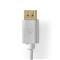 NEDIS CCTB37014AL20 DisplayPort 1.4 kábel, displayport dugó - display port dugó, aranyozott csatlakozók, 8K@60Hz, 2m CCTB37014AL20 small