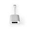 NEDIS CCTB64480AL02 USB C (USB-C) - Displayport adapter, aranyozott csatlakozók, USB3.2 Gen 1, 4K@60Hz, 20 cm CCTB64480AL02 small