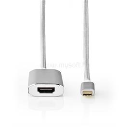 NEDIS CCTB64680AL20 USB-C adapter 3.2 Gen 1, aktív tápcsatlakozás, USB C dugó - HDMI aljzat, 4K@60Hz, aranyott,  2 m CCTB64680AL20 small