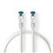 NEDIS CCTB85321AL05 UTP / FTP Cat6 patch kábel, RJ45 aranyozott érintkezők, LSZH, fonott / PVC, ezüst, hossz 0.5m CCTB85321AL05 small